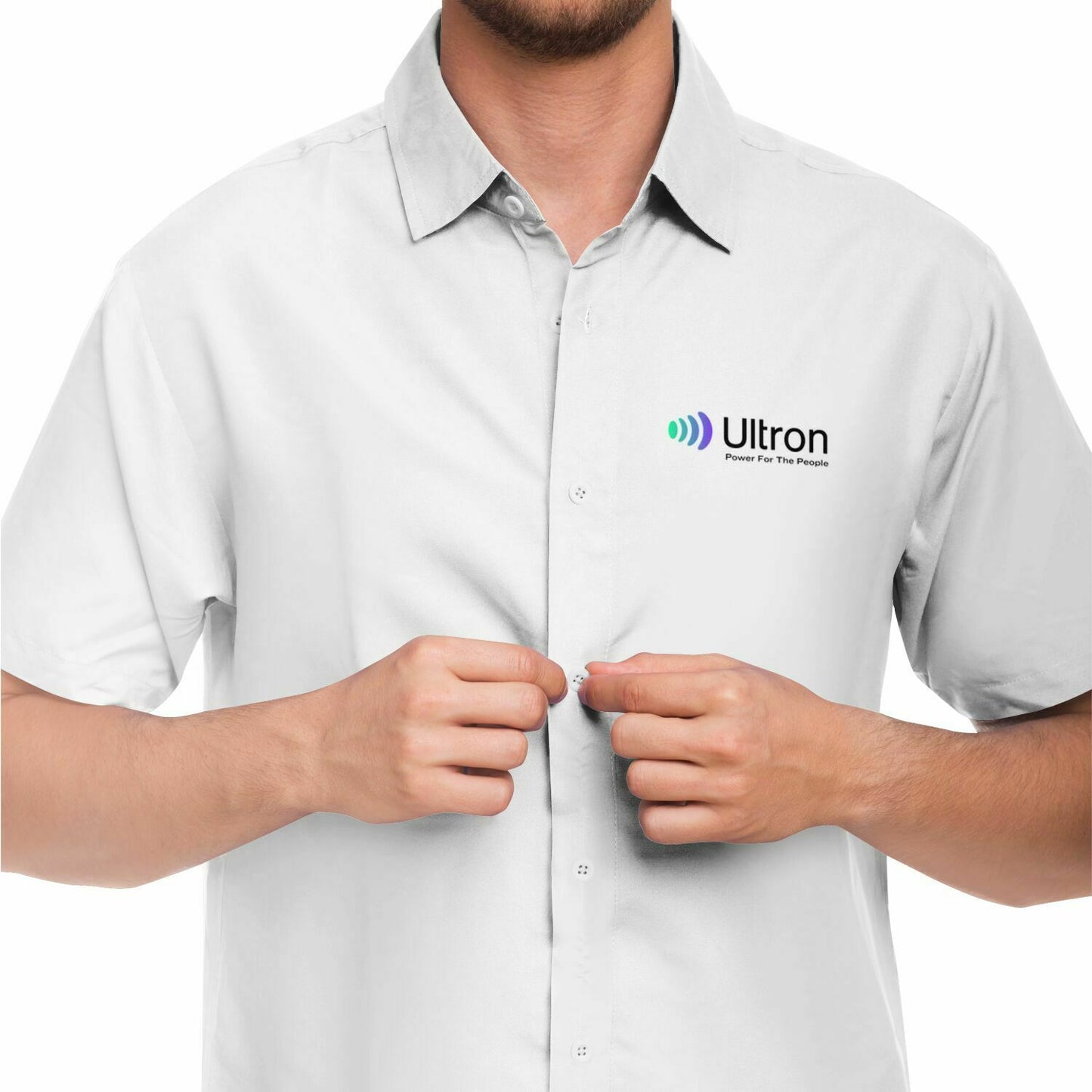Ultron DeFi Short Sleeve Button Down Shirt