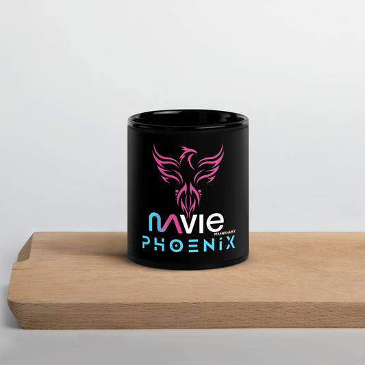 Mavie Phoenix Black Glossy Mug