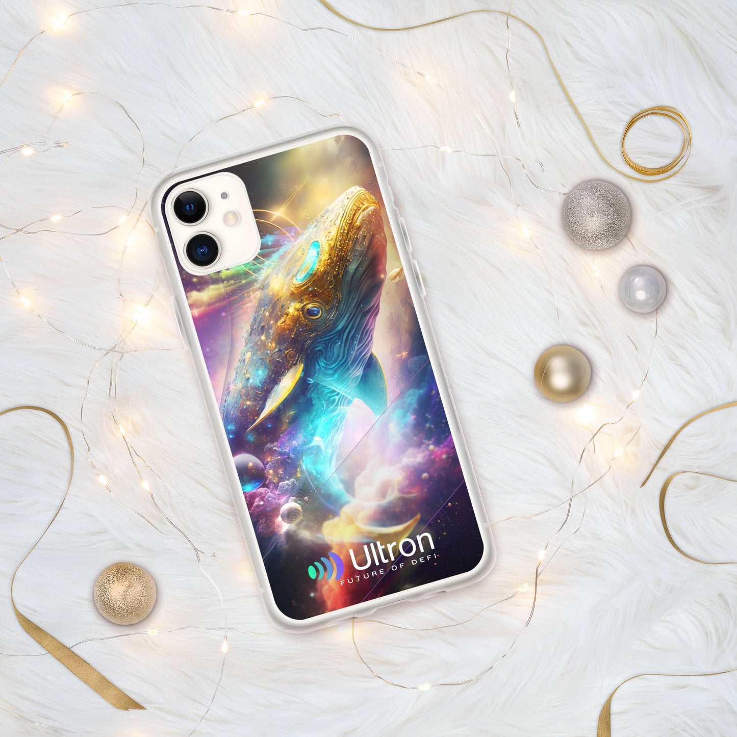 Cosmic Whale Clear Case for iPhone®