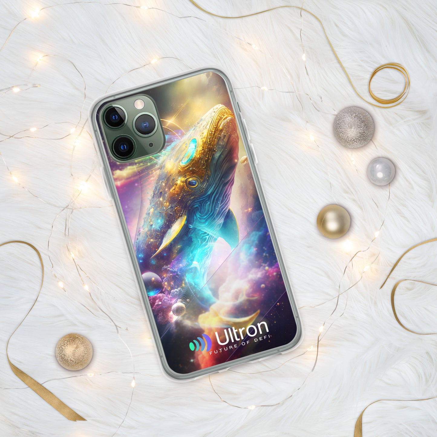 Cosmic Whale Clear Case for iPhone®