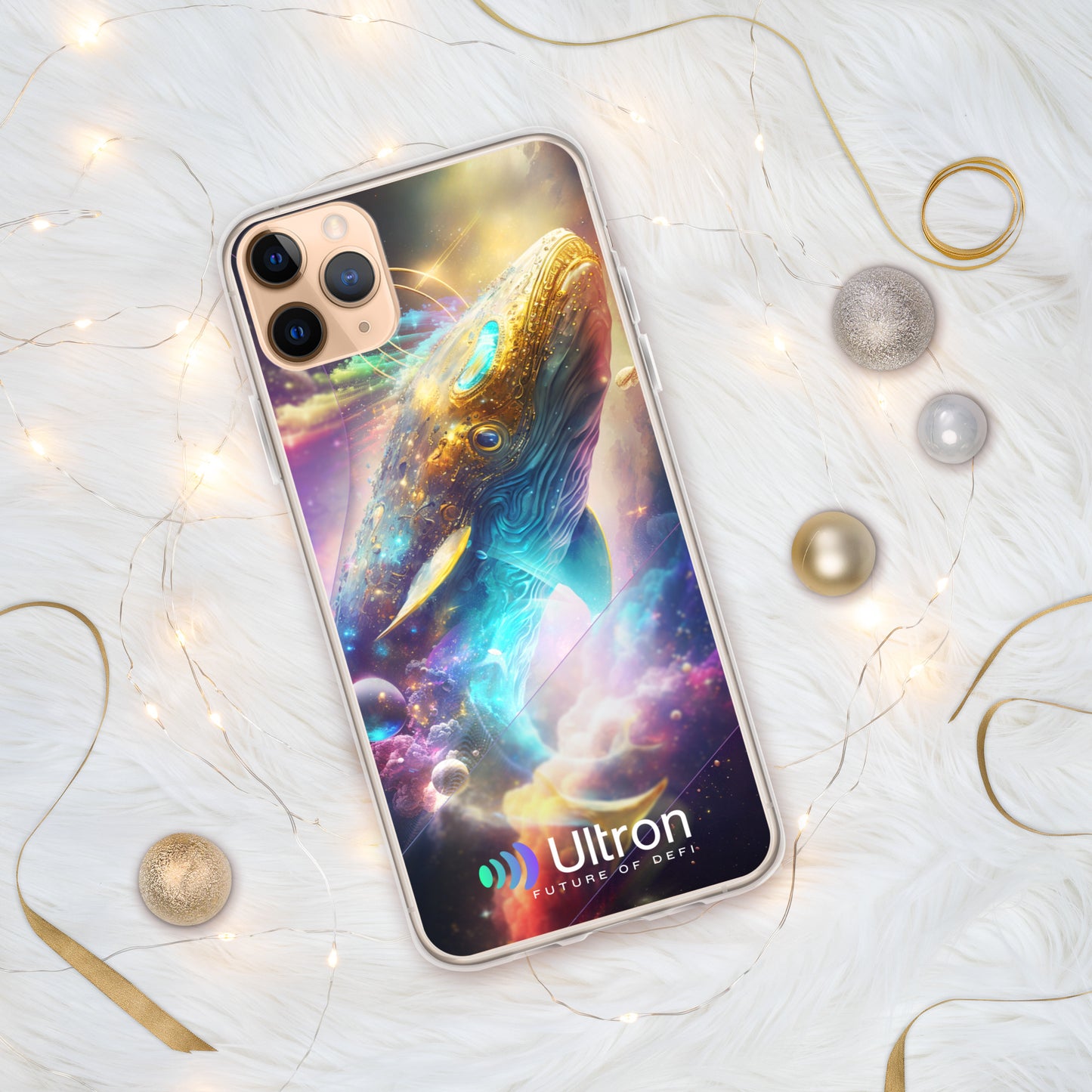 Cosmic Whale Clear Case for iPhone®