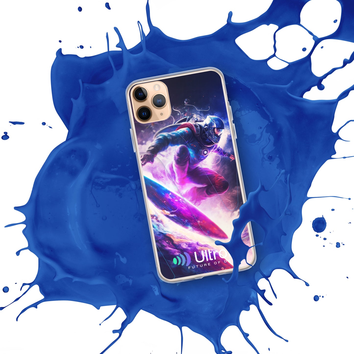 Space Surfer Clear Case for iPhone®