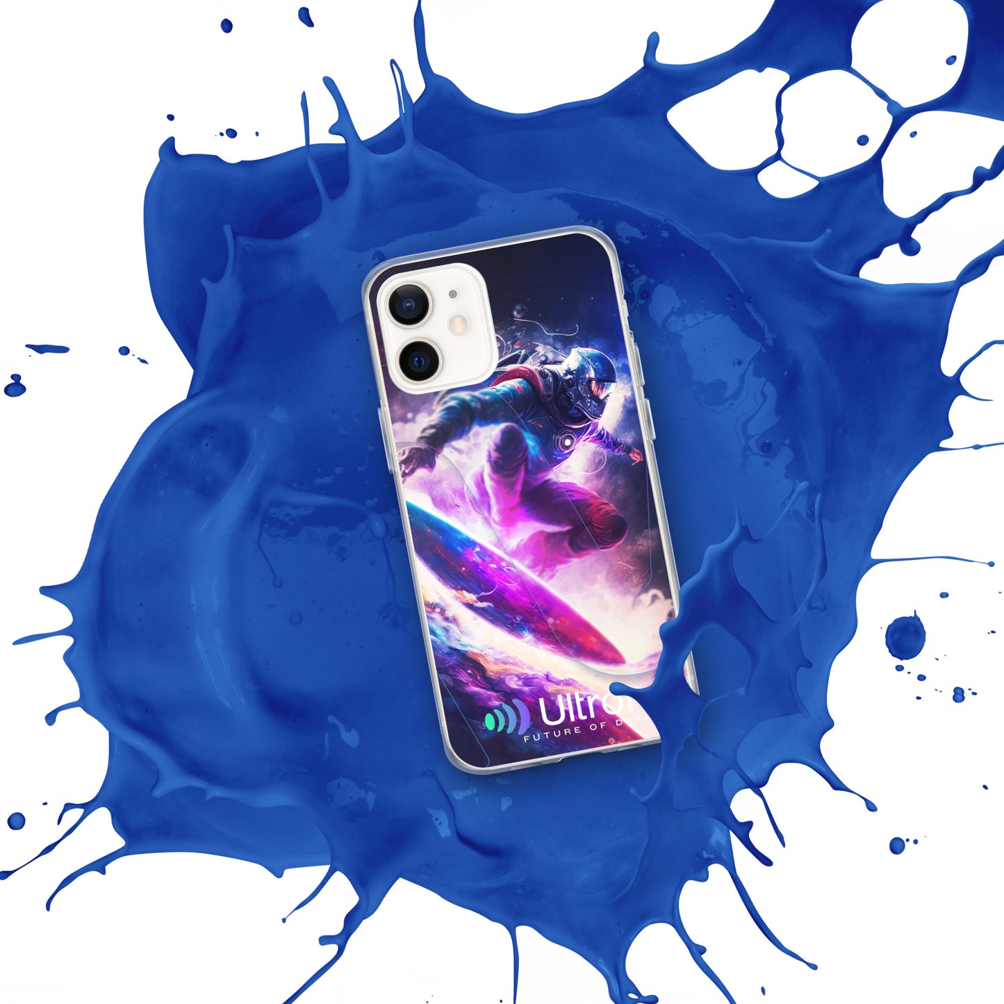 Space Surfer Clear Case for iPhone®