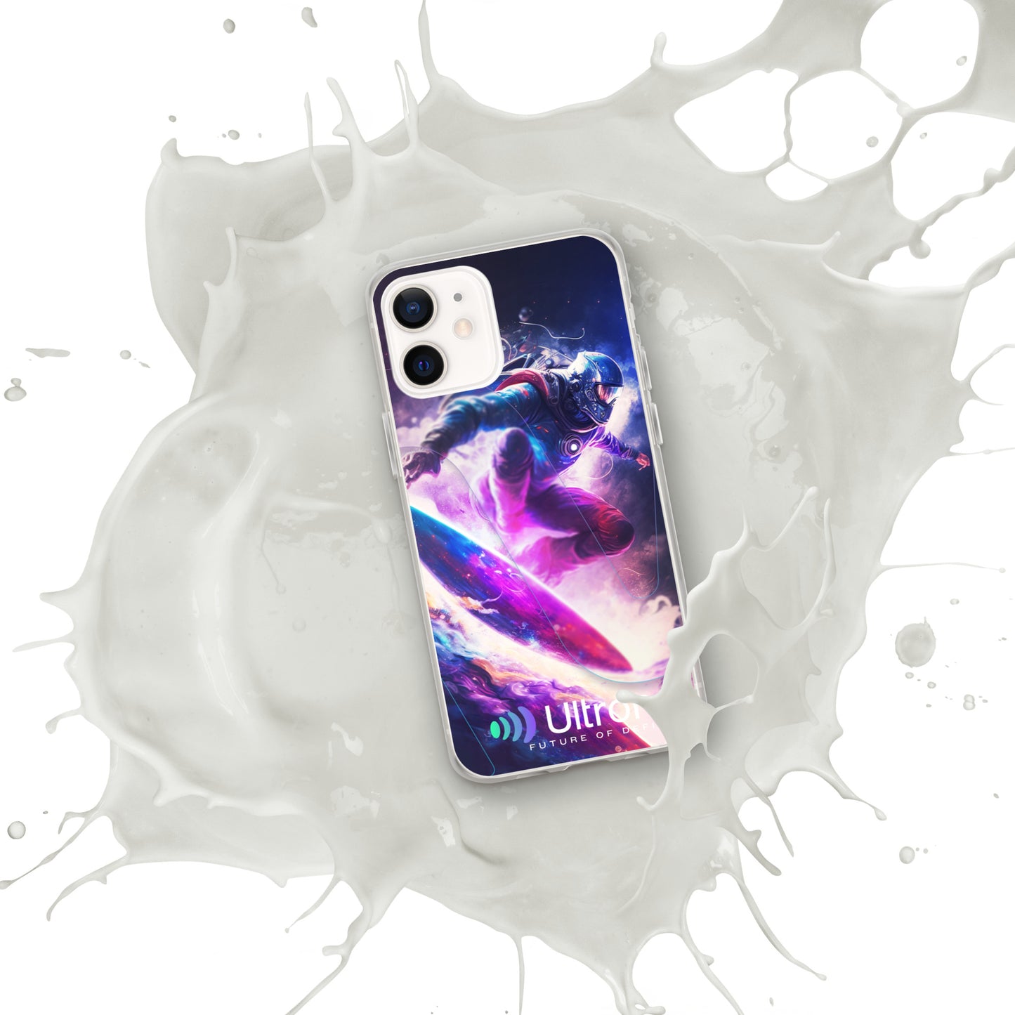 Space Surfer Clear Case for iPhone®