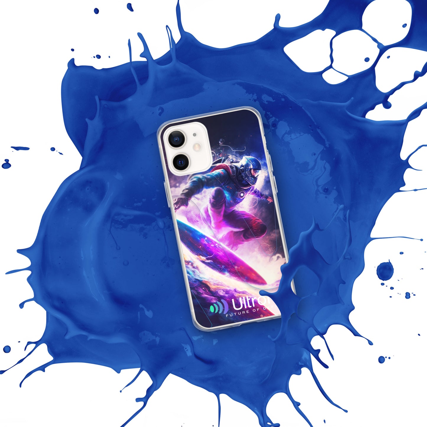 Space Surfer Clear Case for iPhone®