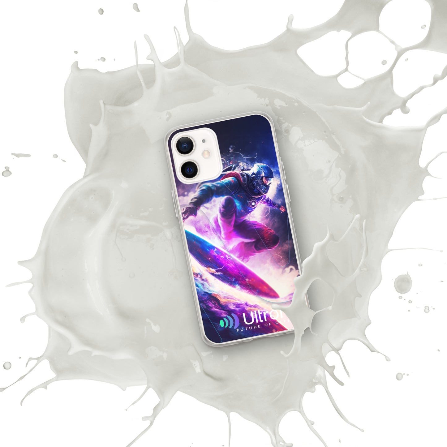 Space Surfer Clear Case for iPhone®