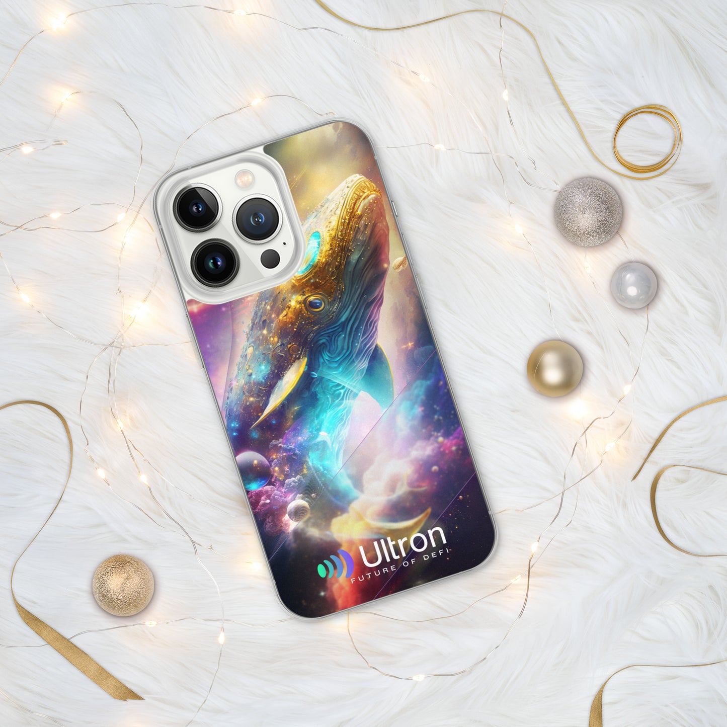 Cosmic Whale Clear Case for iPhone®