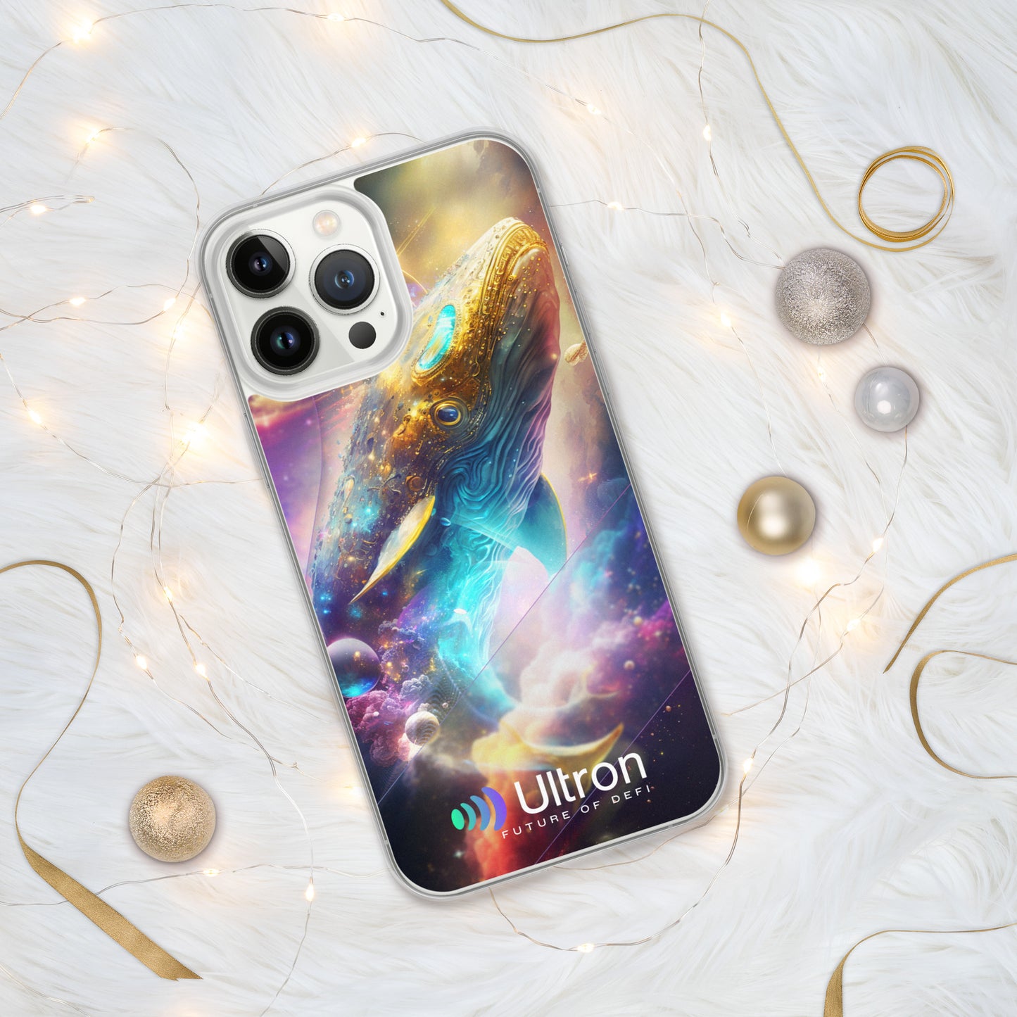 Cosmic Whale Clear Case for iPhone®
