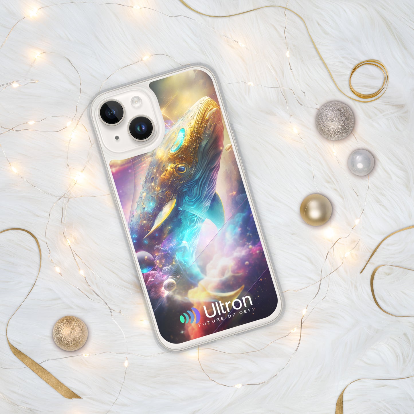 Cosmic Whale Clear Case for iPhone®