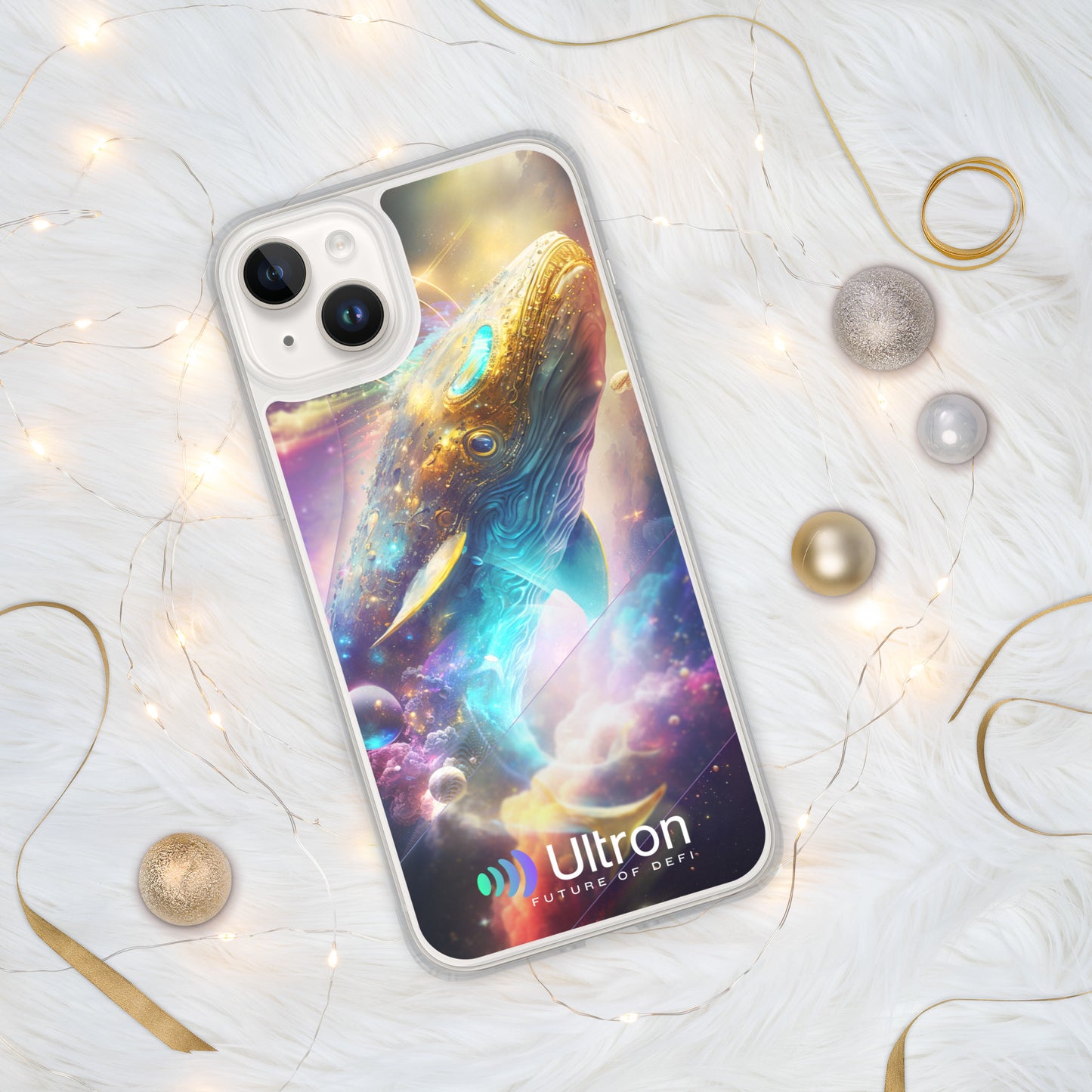 Cosmic Whale Clear Case for iPhone®