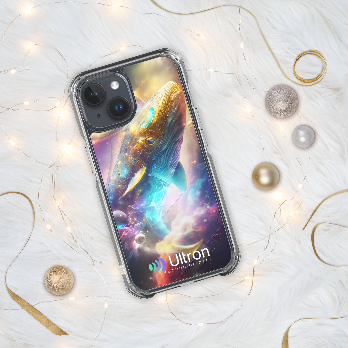 Cosmic Whale Clear Case for iPhone®