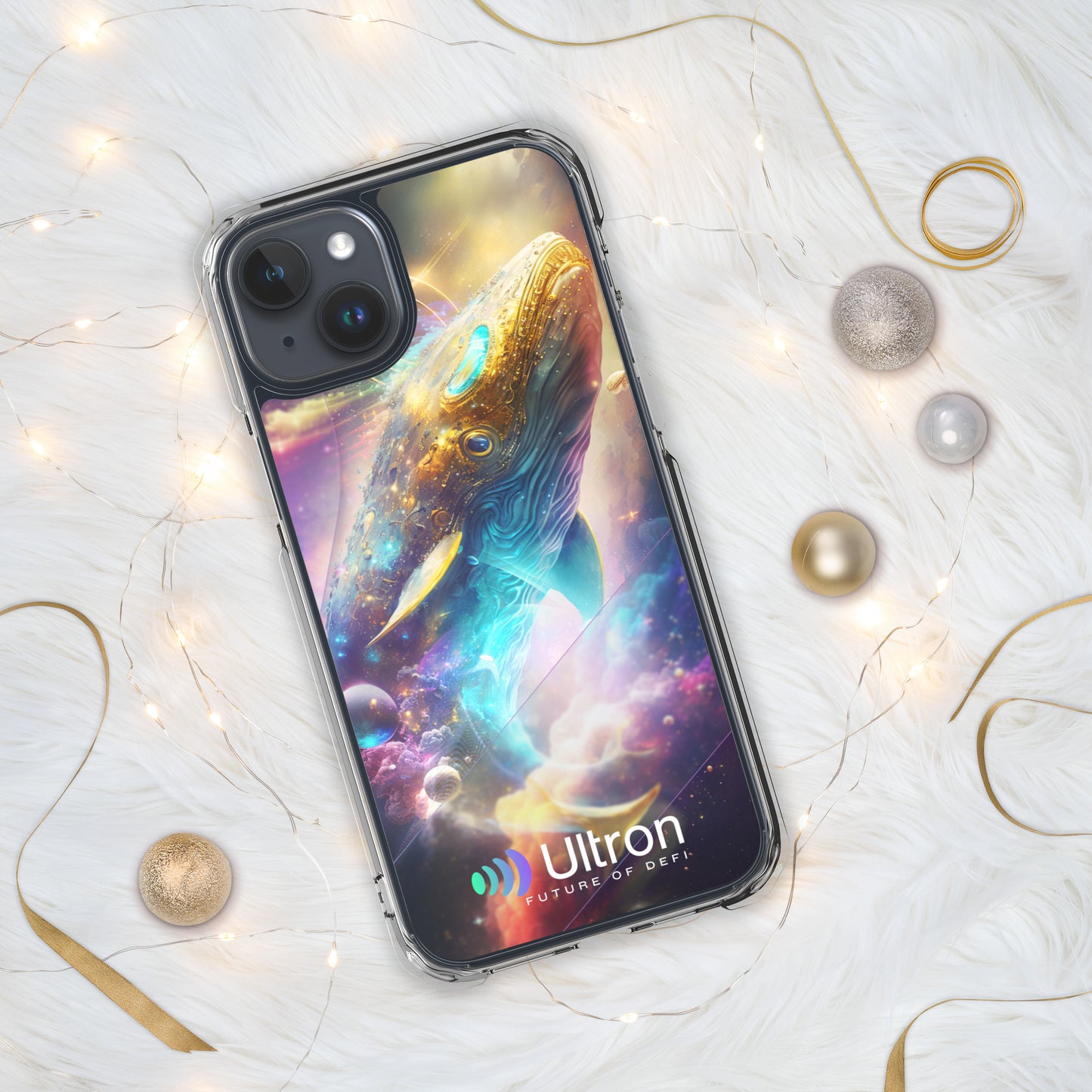 Cosmic Whale Clear Case for iPhone®