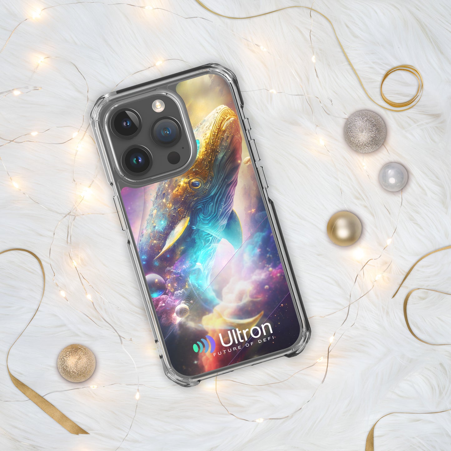 Cosmic Whale Clear Case for iPhone®