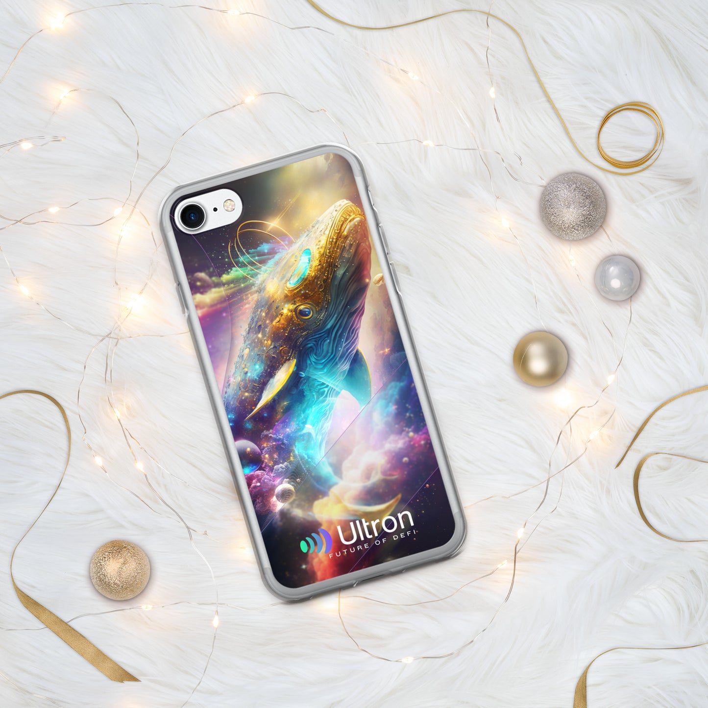 Cosmic Whale Clear Case for iPhone®