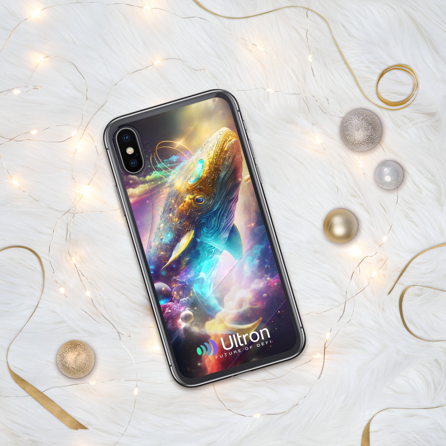 Cosmic Whale Clear Case for iPhone®