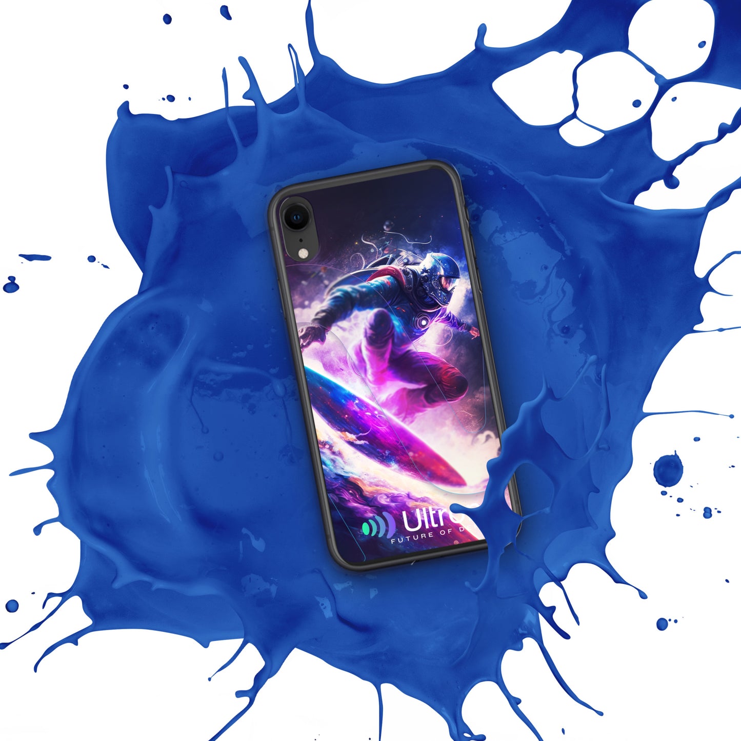 Space Surfer Clear Case for iPhone®
