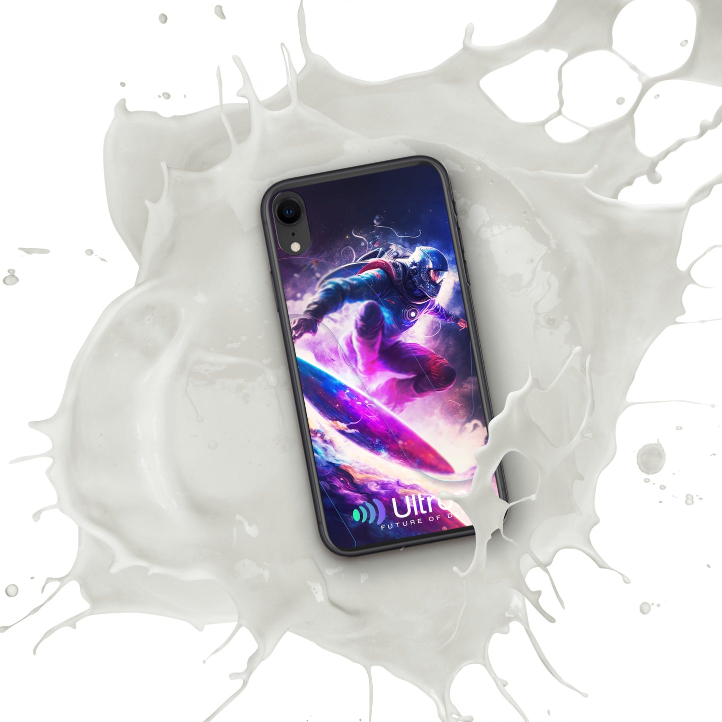 Space Surfer Clear Case for iPhone®