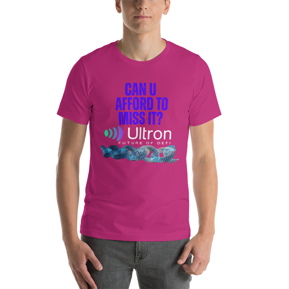 Can U Afford Ultron 2? Unisex t-shirt