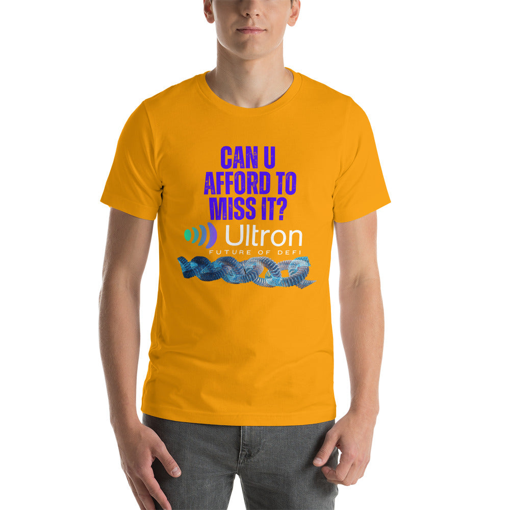 Can U Afford Ultron 2? Unisex t-shirt