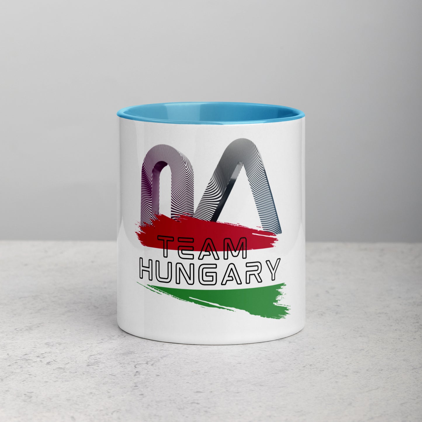 M Team Hungary Mug with Color Inside