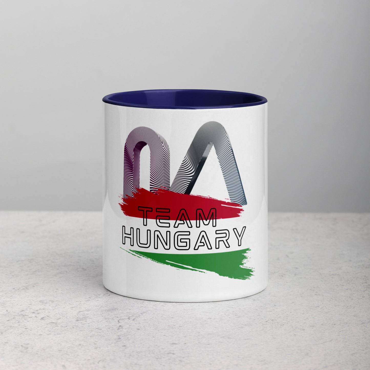 M Team Hungary Mug with Color Inside