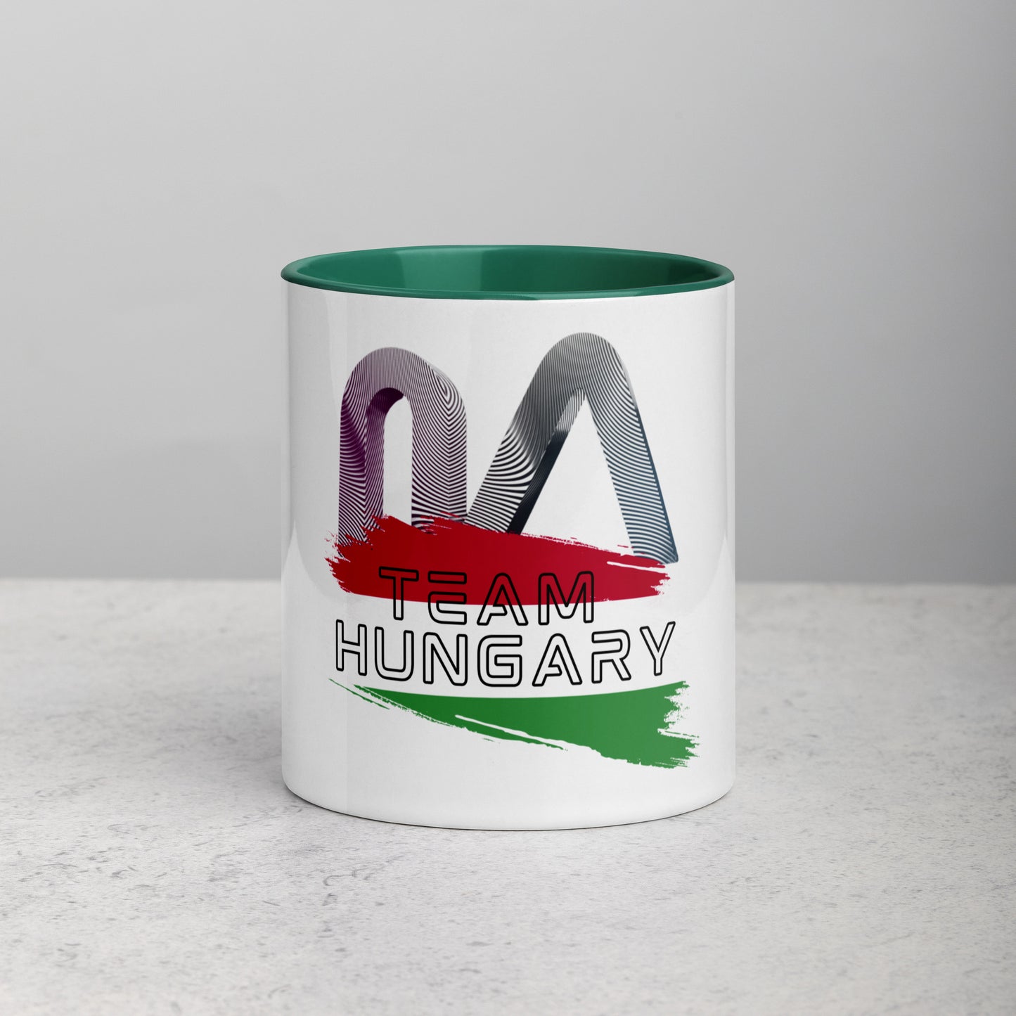 M Team Hungary Mug with Color Inside