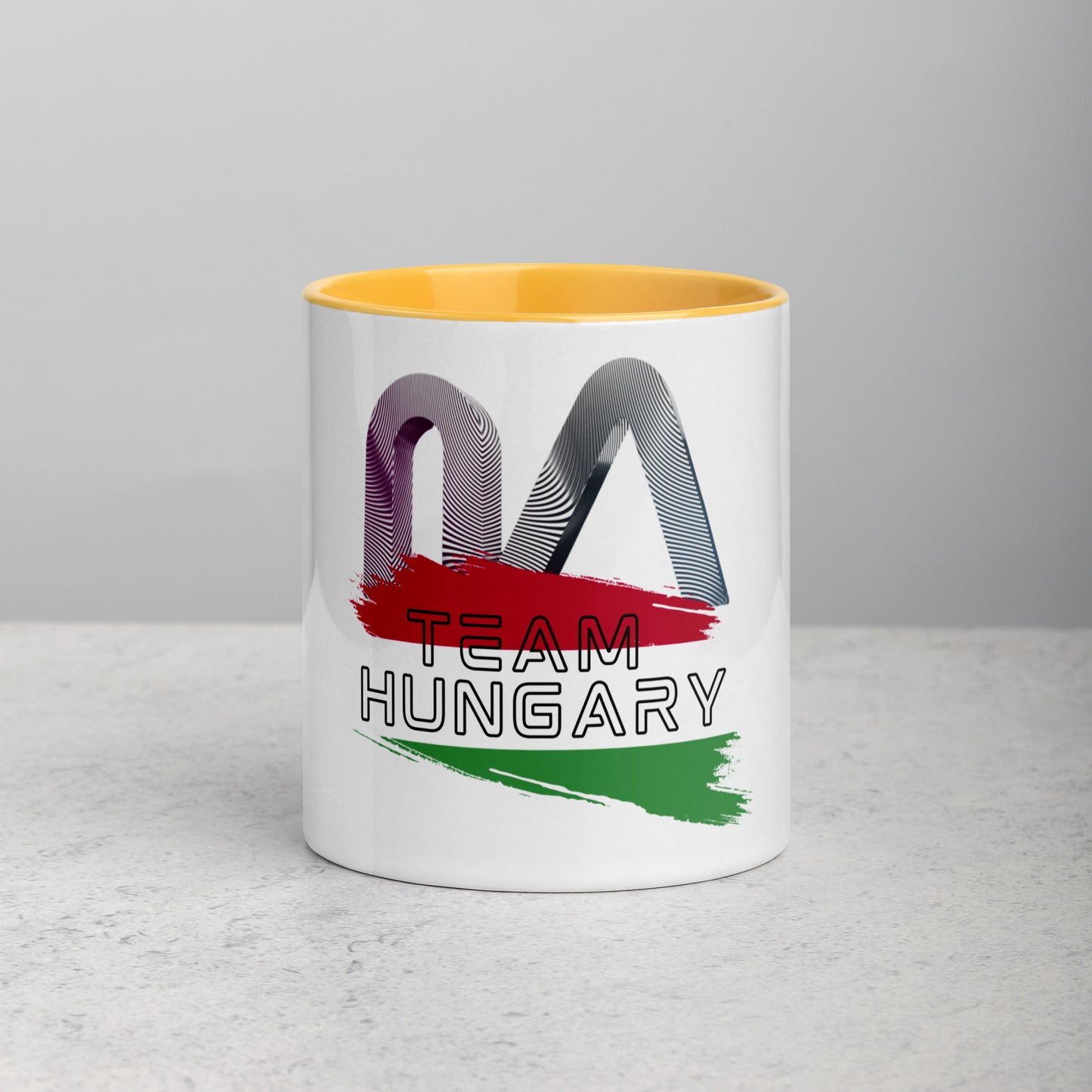 M Team Hungary Mug with Color Inside