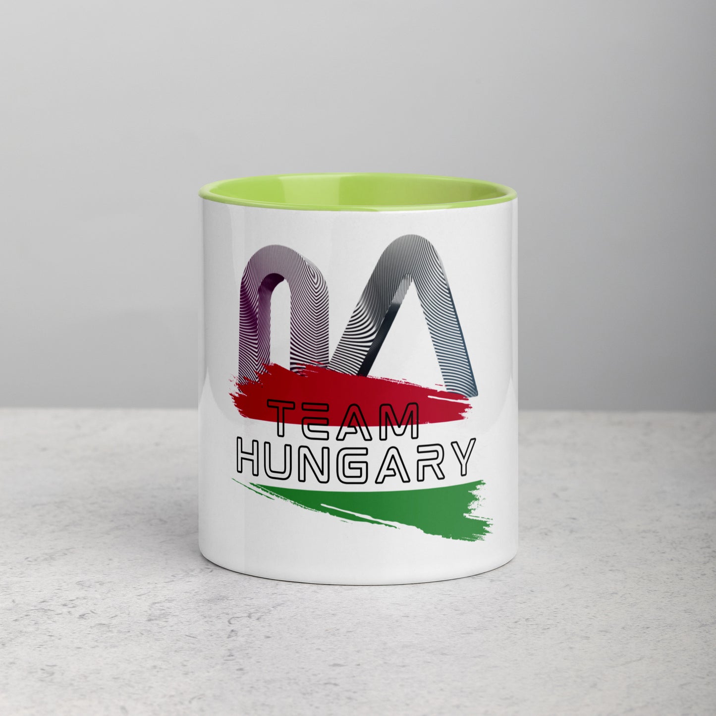 M Team Hungary Mug with Color Inside