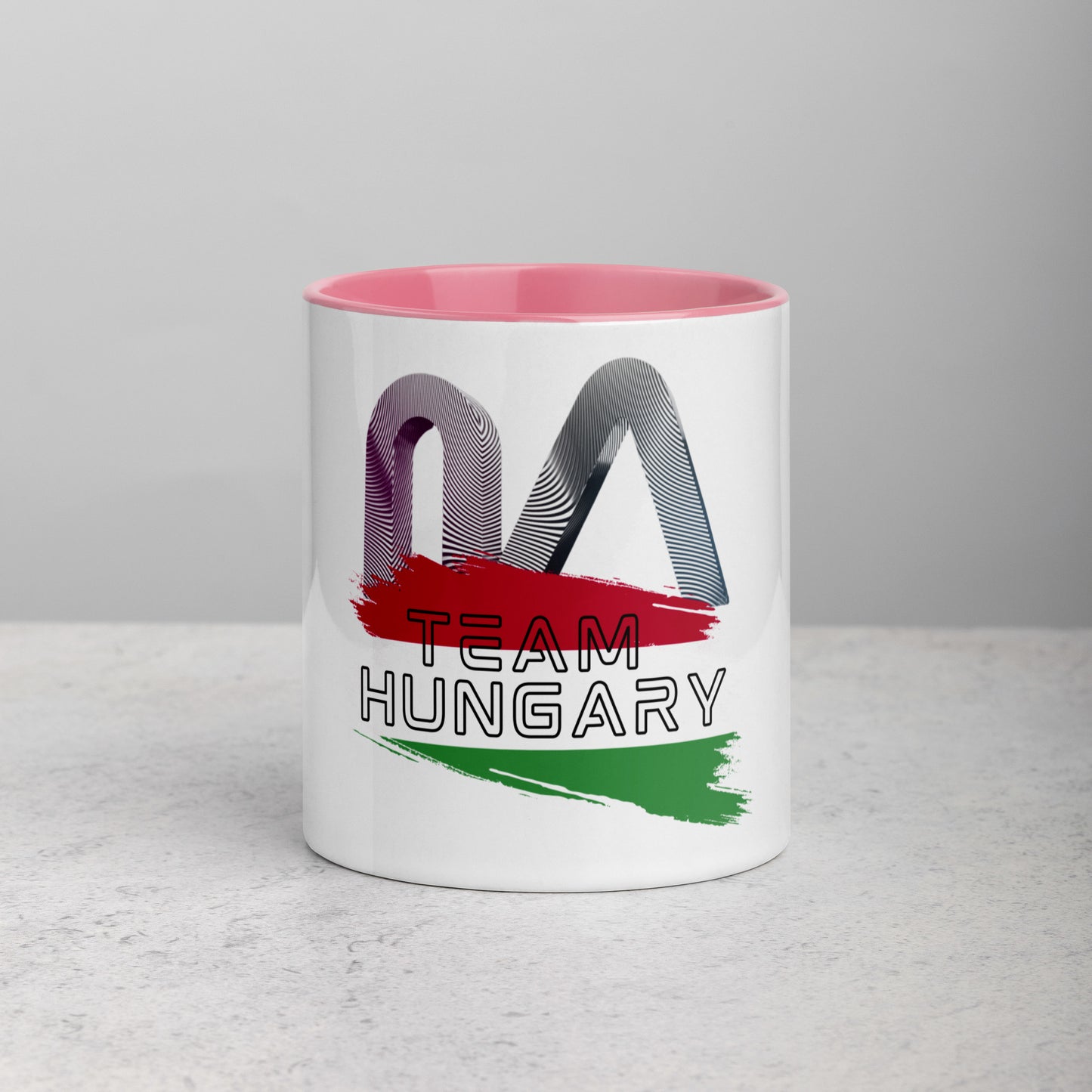 M Team Hungary Mug with Color Inside