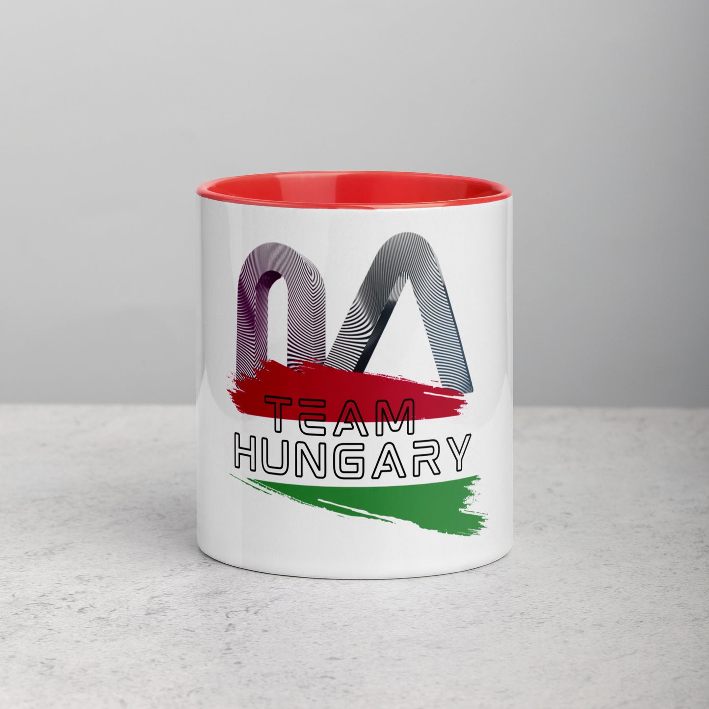 M Team Hungary Mug with Color Inside