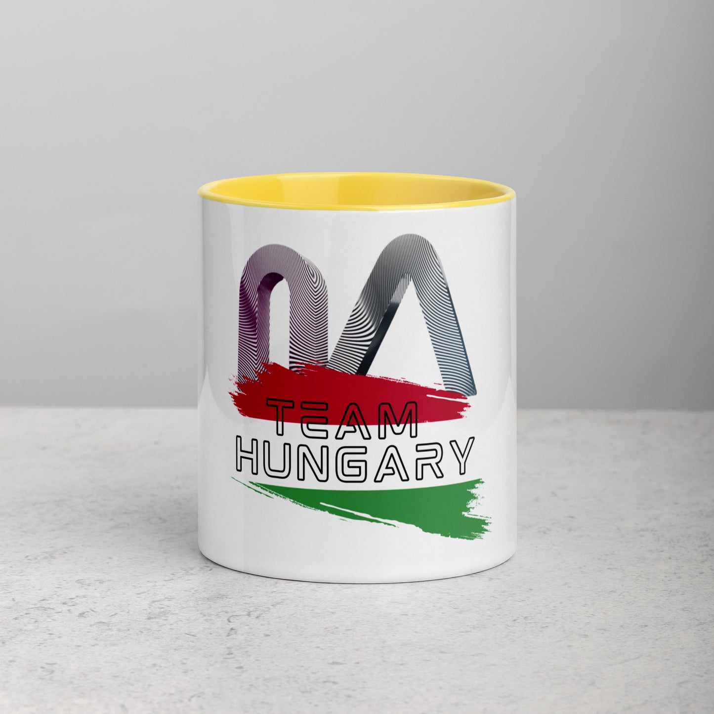 M Team Hungary Mug with Color Inside