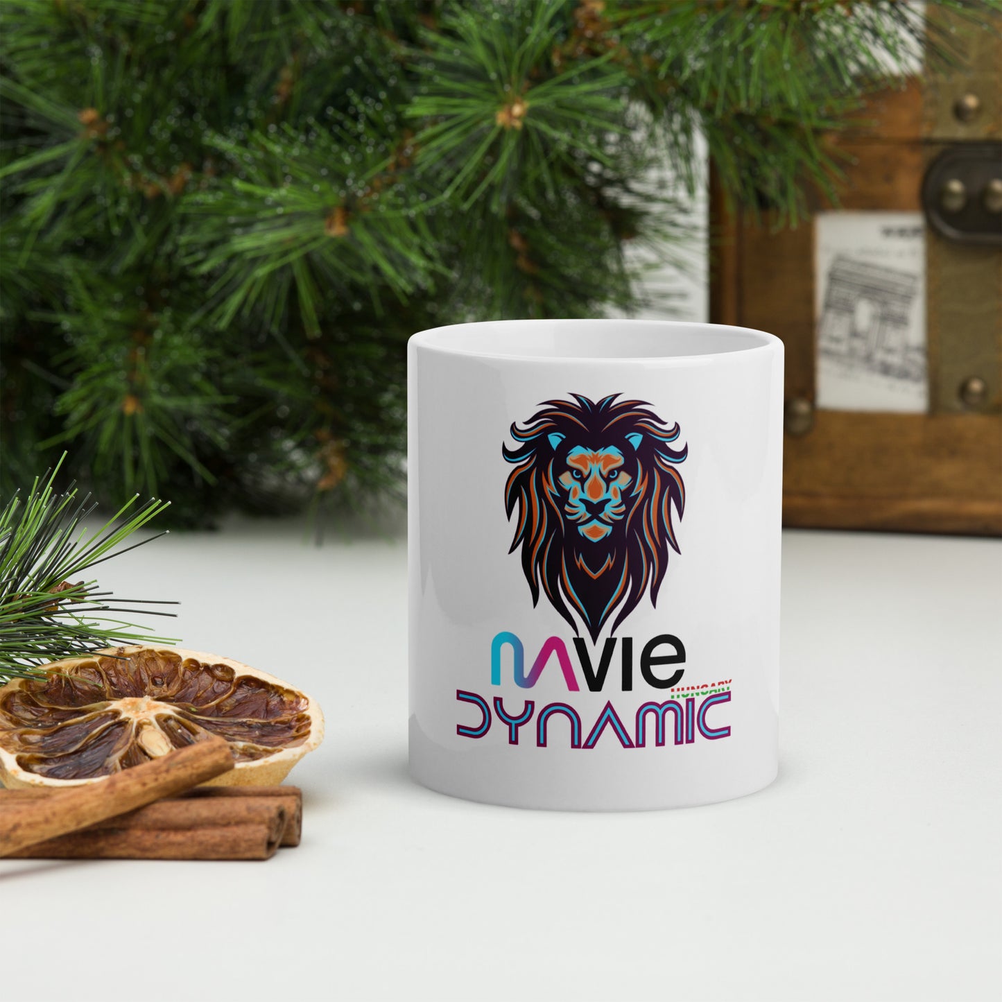 Mavie Dynamic White glossy mug