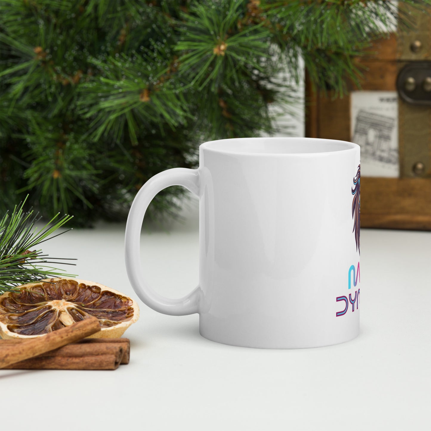 Mavie Dynamic White glossy mug
