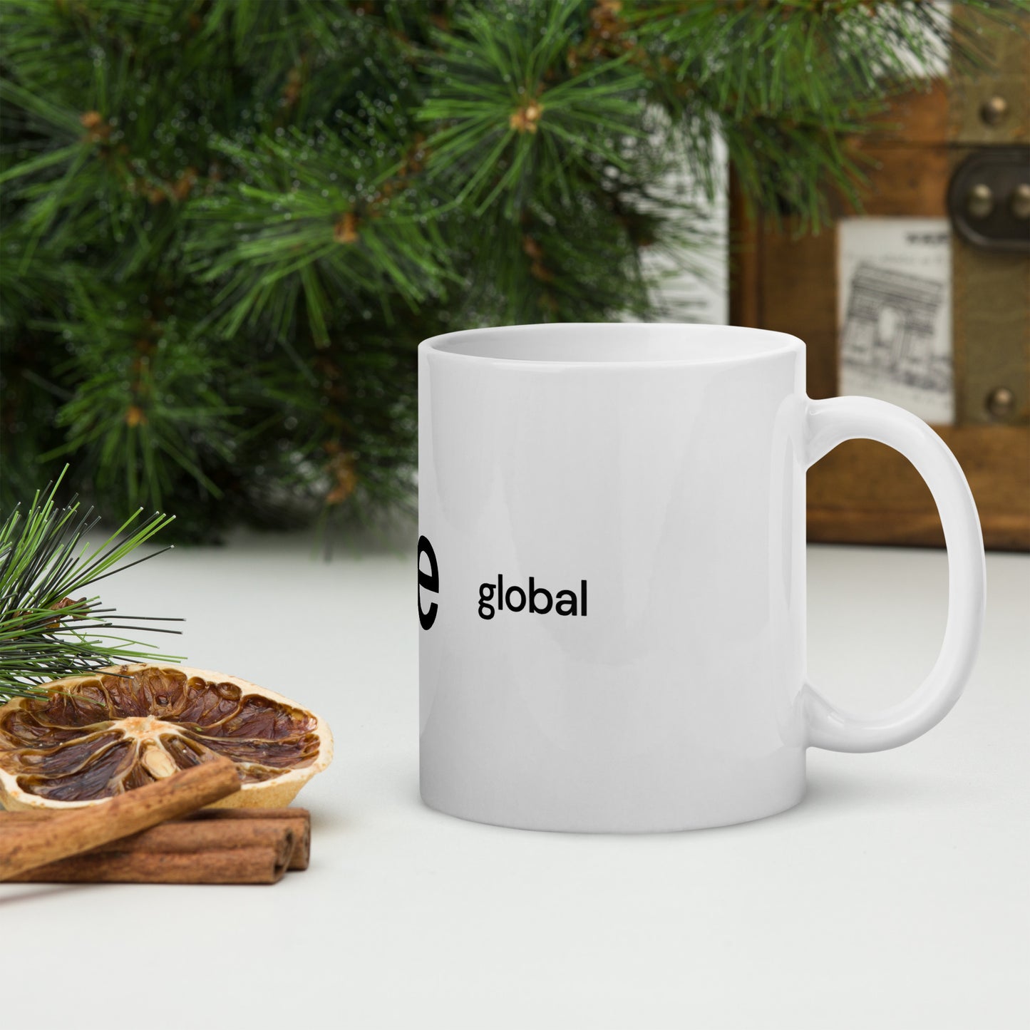 Mavie Global White glossy mug