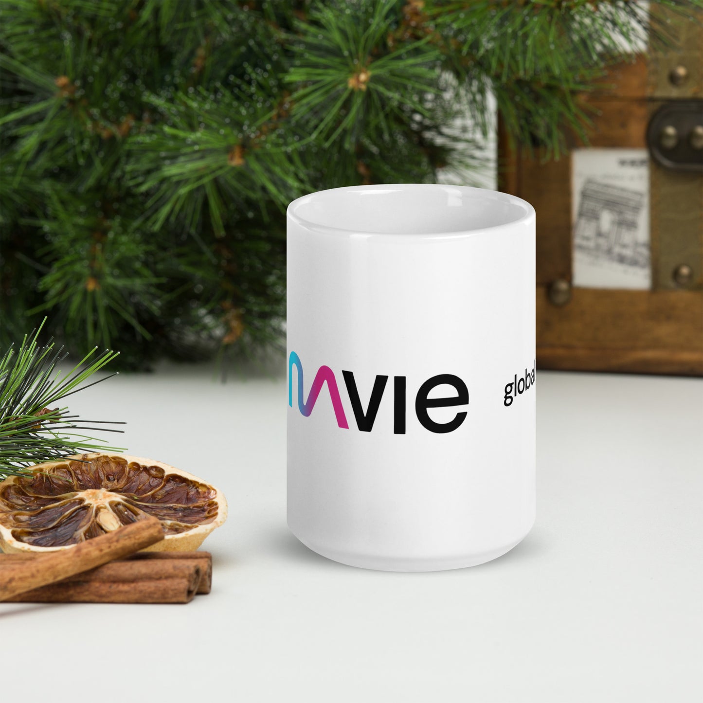 Mavie Global White glossy mug