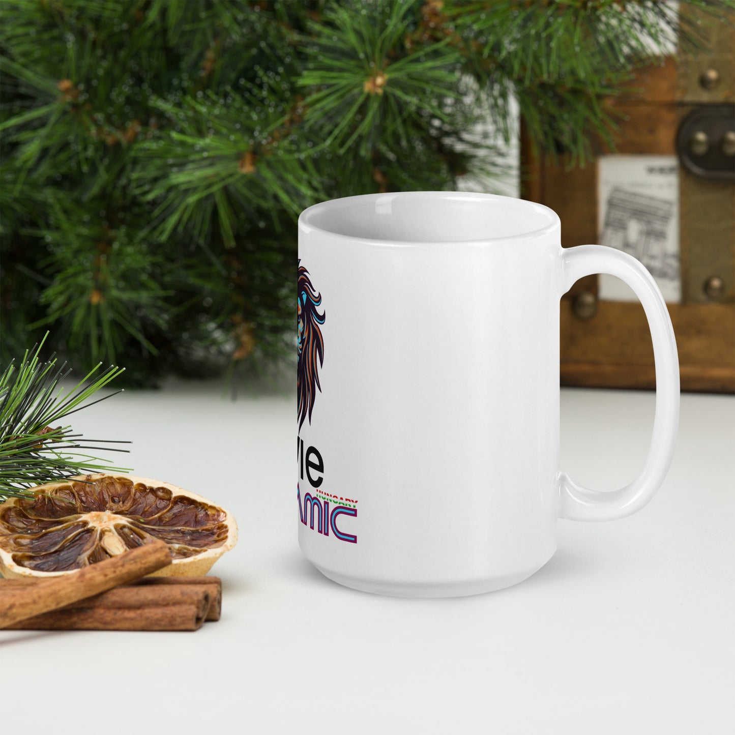 Mavie Dynamic White glossy mug
