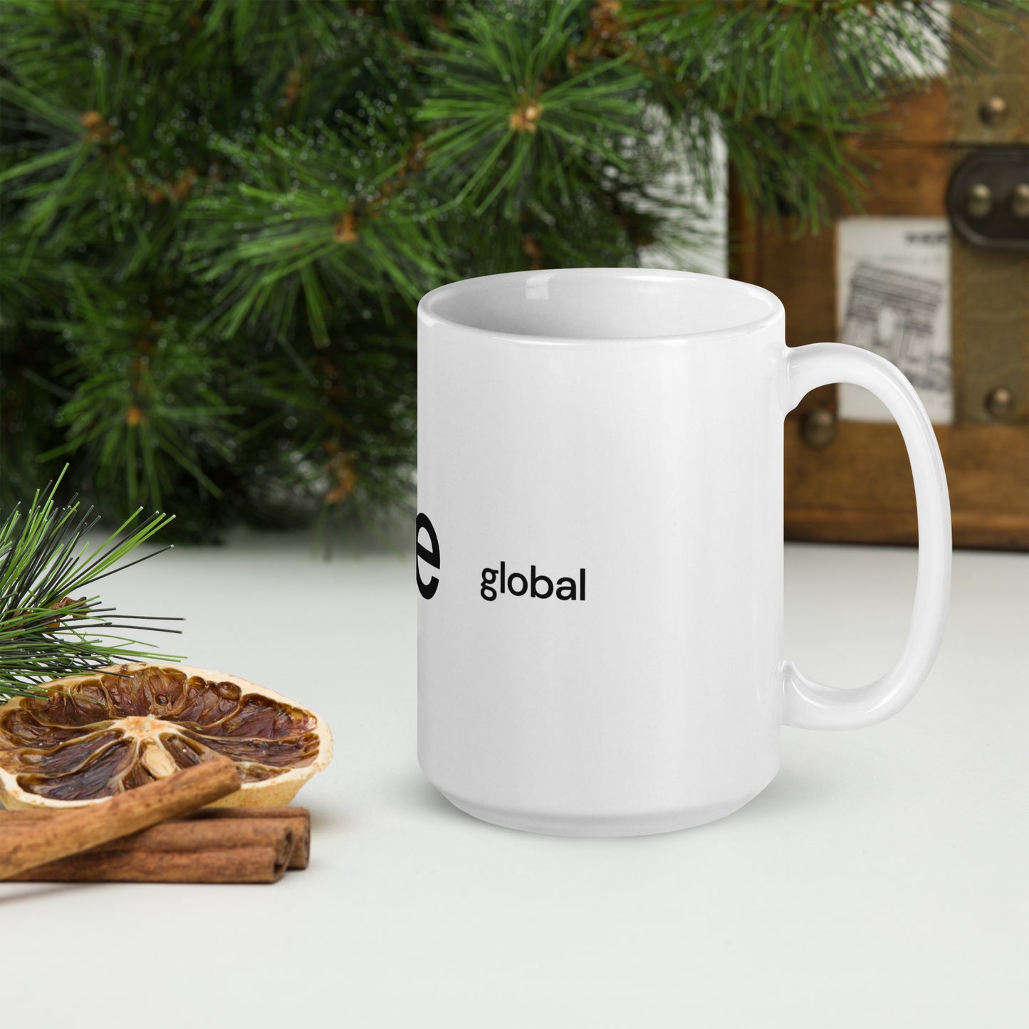 Mavie Global White glossy mug