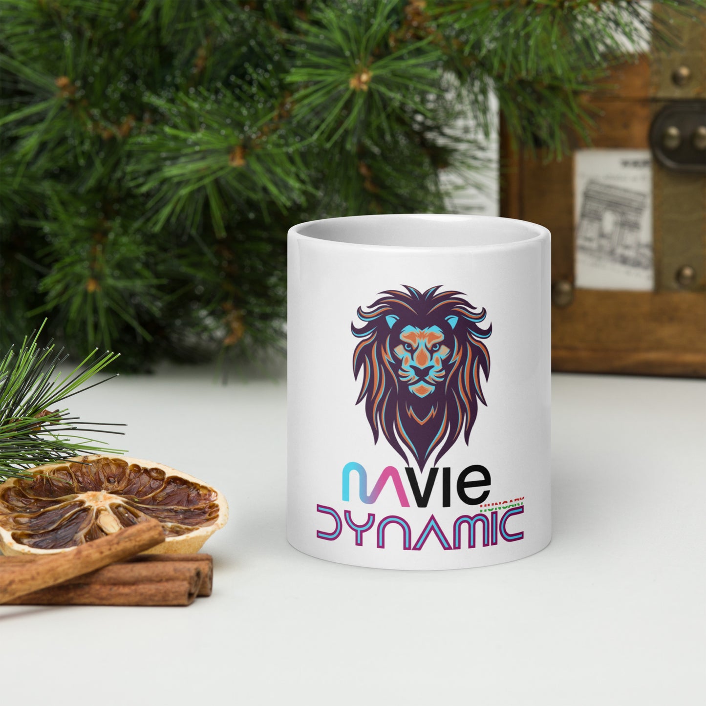 Mavie Dynamic White glossy mug