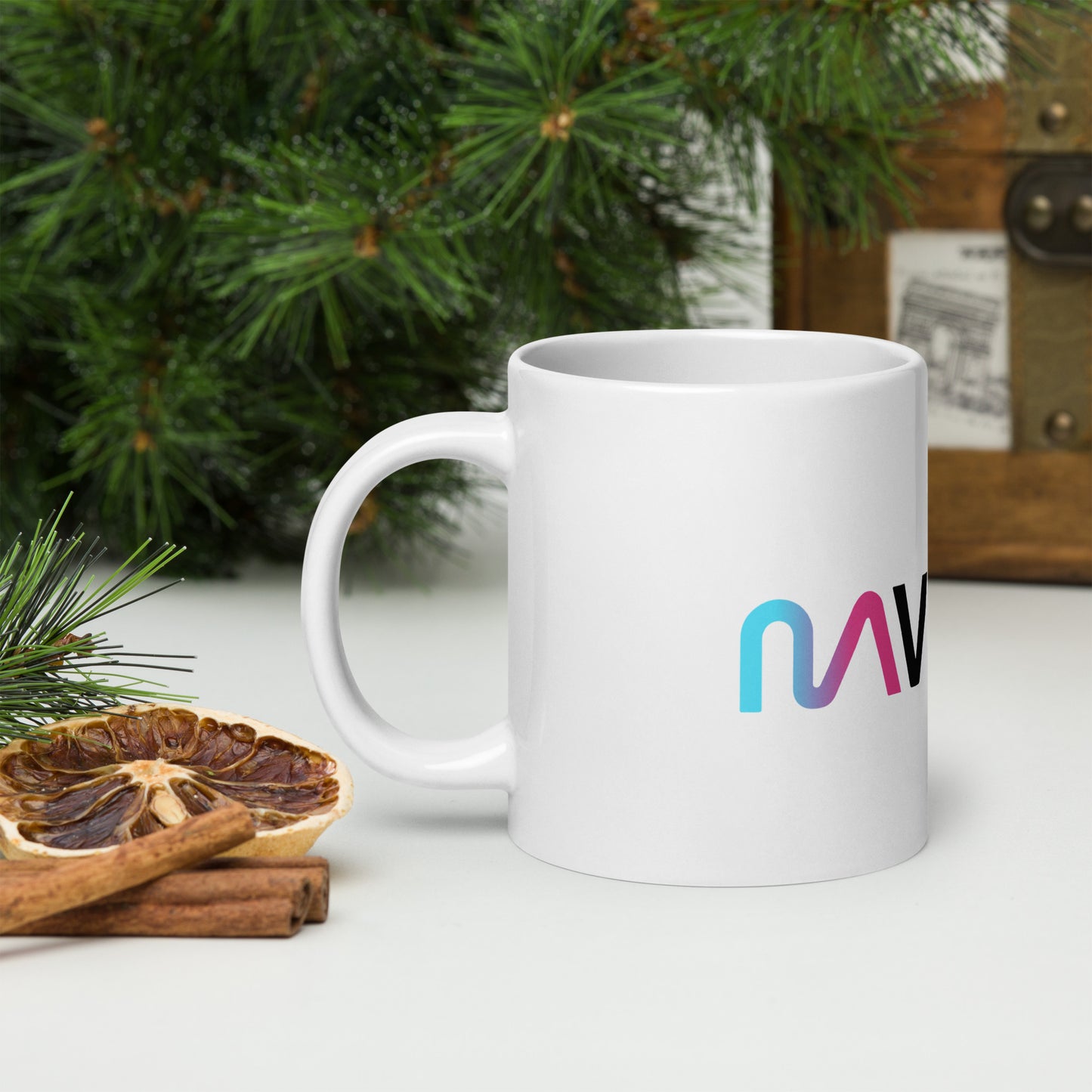Mavie Global White glossy mug