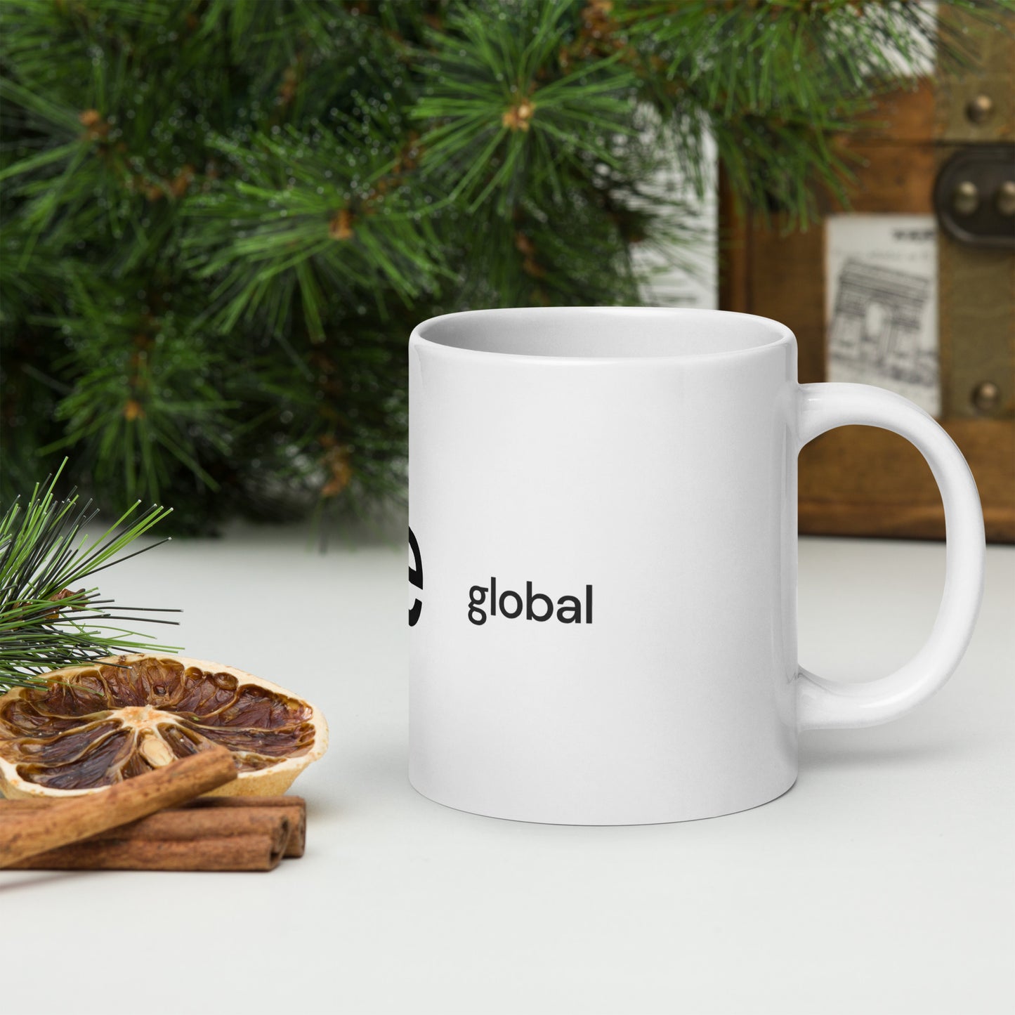 Mavie Global White glossy mug