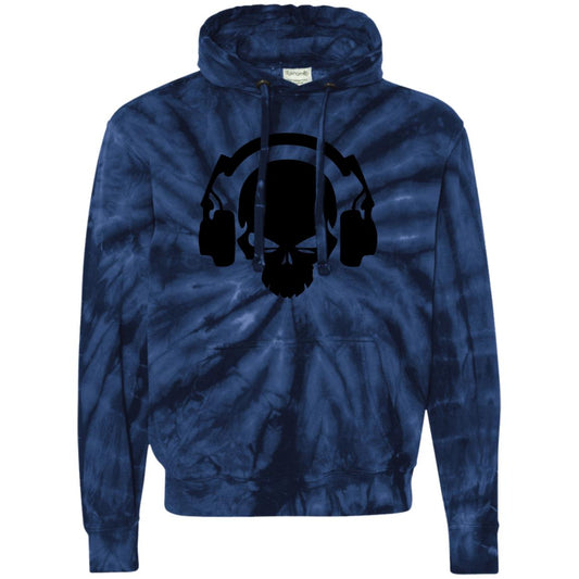 Dj Skull Unisex Tie-Dyed Pullover Hoodie