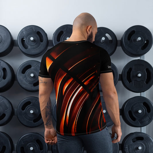 3D Drop Men's Athletic T-shirt