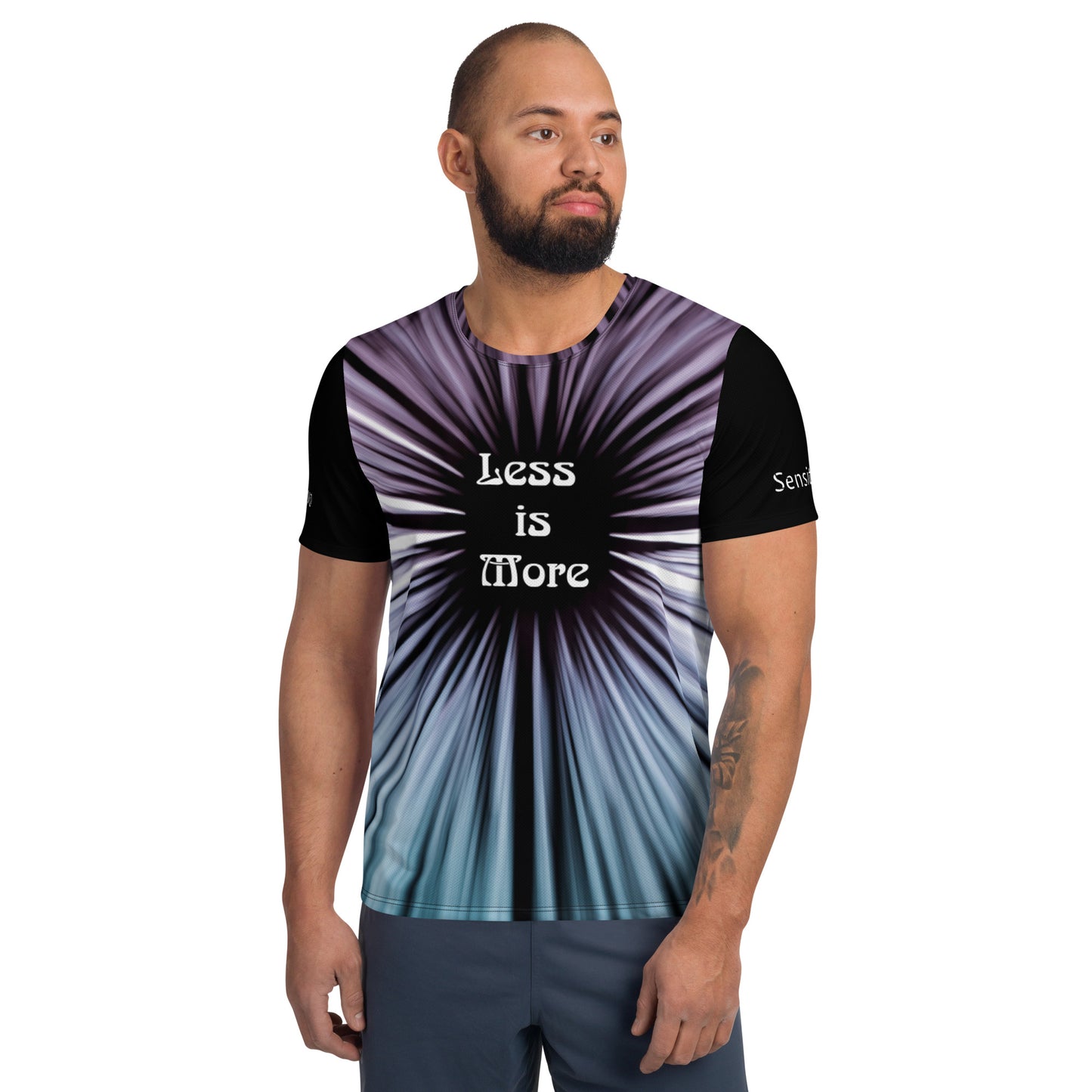 Less is More Men's Athletic T-shirt