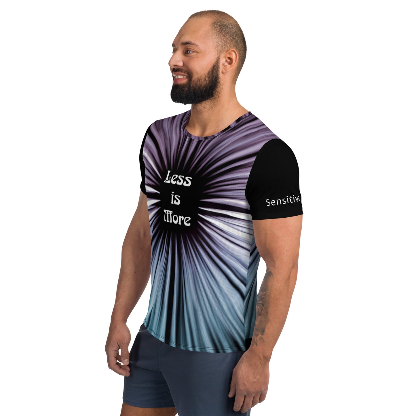 Less is More Men's Athletic T-shirt