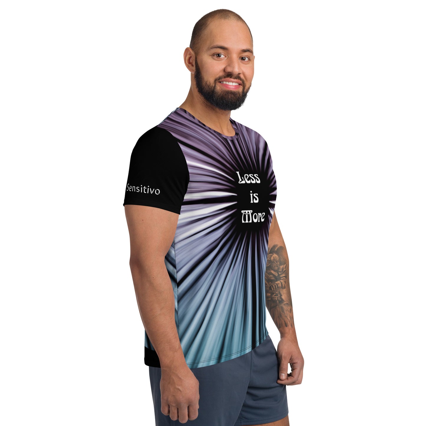 Less is More Men's Athletic T-shirt