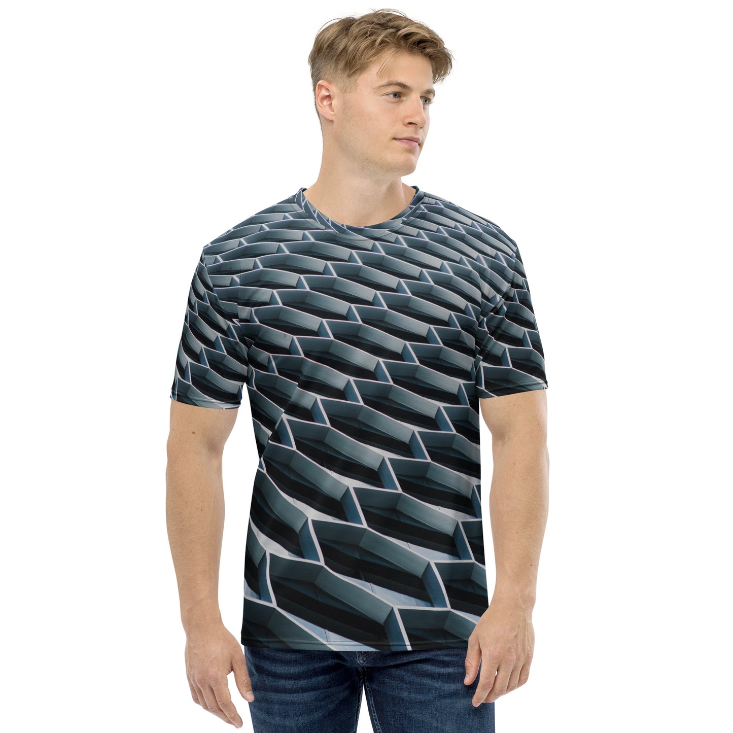 3D Hexagon Men's t-shirt