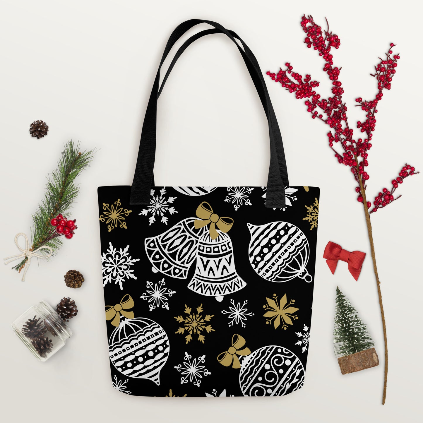 Xmas Golden decoration Tote bag