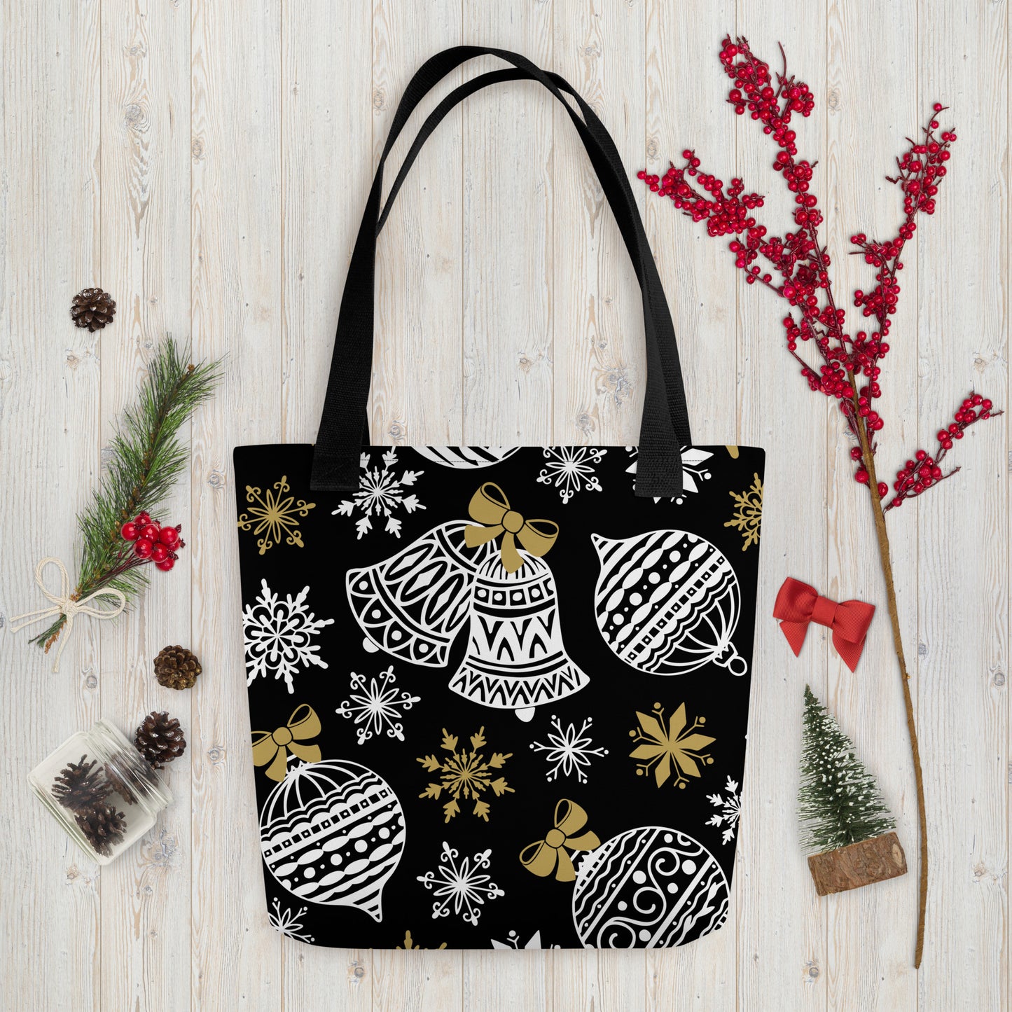 Xmas Golden decoration Tote bag