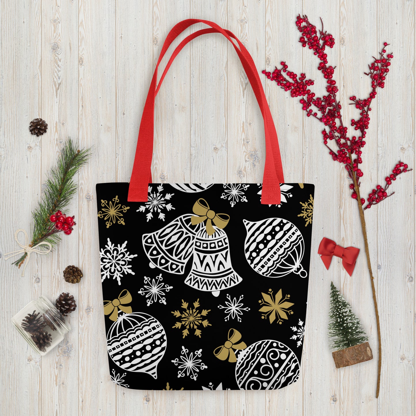 Xmas Golden decoration Tote bag