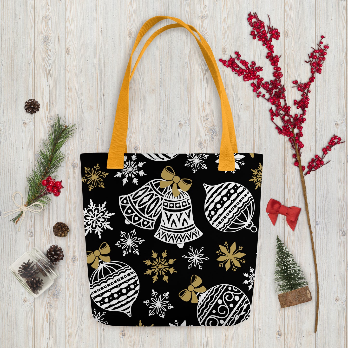 Xmas Golden decoration Tote bag